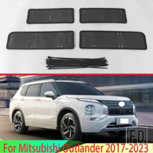 ミドルスクリーニングメッシュフロントグリルメッシュ三菱アウトランダー 2017-2023 フロントグリルネットカバーステンレスアクセサリー