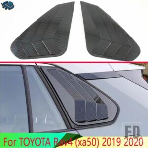 トヨタ RAV4 XA50 2019-2024 2020-23 飾るアクセサリーカーボンスタイルリアウィンドウシャッター装飾