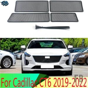 ミドルスクリーニングメッシュフロントグリルメッシュキャデラック CT6 2019-2022 フロントグリルネットカバーステンレスアクセサリー
