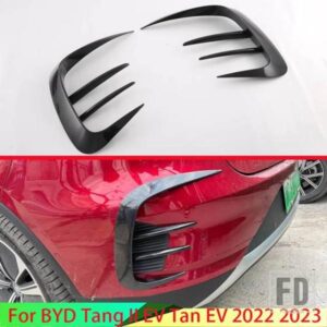 BYD 唐 II EV タン EV 2022 2023 カーアクセサリーカーボンスタイル後フォグライトトリムベゼル風形状