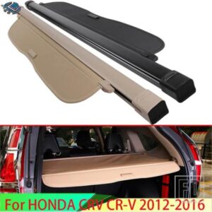 ホンダ CRV CR-V 2012-2016 アルミ + キャンバスリアカーゴカバープライバシートランクスクリーンセキュリティシールドシェードアクセサリー