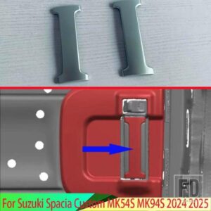 スズキスペーシアカスタム MK54S MK94S 2024 2025 カーアクセサリー ABS ミドルインテリアドアハンドルカバートリムインテリアスタイリング