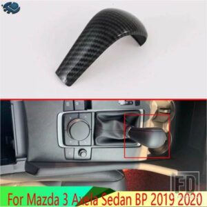 マツダ 3 アクセラセダン BP 2019 2020 装飾ギアヘッドシフトノブスイッチングカバーインテリアトリマーモールディングアクセサリー