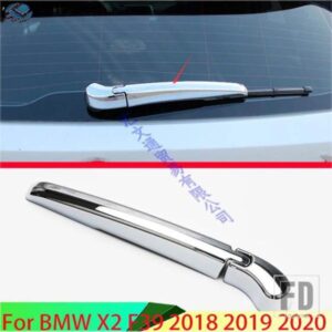 BMW X2 F39 2018-2021 2020 カーアクセサリー ABS クロームリアウィンドウワイパーアームブレードカバートリムオーバーレイノズルモールドガーニッシュ