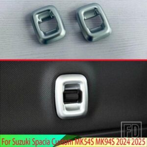 スズキスペーシアカスタム MK54S MK94S 2024 2025 カーアクセサリー ABS リアミドルドアガラスボタンリフトスペシャルパッチ