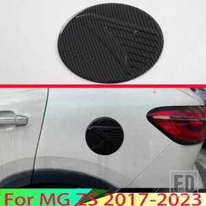 MG ZS 2017-2023 カーアクセサリーカーボンスタイルタンクキャップカバースタイリングトリムオイル燃料