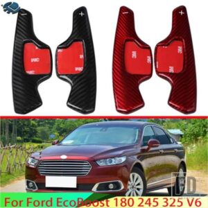 フォード ECOBOOST 180 245 325 V6 カーアクセサリーカーボンステアリングホイールシフトパドル延長
