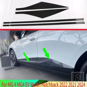 MG 4 MG4 EV ムーラン 2022 2023 2024 カーアクセサリー ABS サイドドアボディモールドモールドトリム