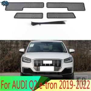 ミドルスクリーニングメッシュフロントグリルメッシュアウディ Q2 E-TRON 2019-2022 フロントグリルネットカバーステンレスアクセサリー
