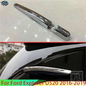 フォードエクスプローラー U520 2016-19 車飾るアクセサリー ABS クロームリアウィンドウワイパーアームブレードカバートリム