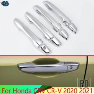 ホンダ CRV CR-V 2020 2021 カーアクセサリー ABS クロームドアハンドルカバートリムモールディングアクセサリー