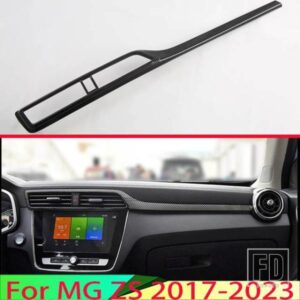 MG ZS 2017-2023 カーボンスタイル中央制御計器空調アウトレットスペシャルな装飾フレーム