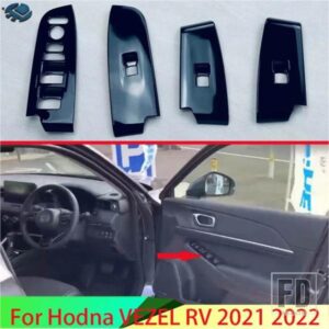 ホンダ VEZEL HR-V 2021 2022 カーアクセサリー ABS クロームドア窓アームレストカバースイッチパネルトリムモールディングガーニッシュ