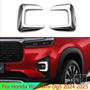 ホンダ WR-V WRV DG5 2024 2025 カーアクセサリー ABS クロームフロントフォグライトランプカバートリムモールドベゼルガーニッシュ