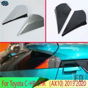 トヨタ C-HR CHR AX10 2019 2020 カーアクセサリーサイドドアリアビューウィンドウスポイラーカバートリムインサートガーニッシュベゼル