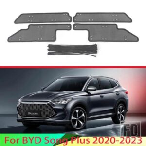ミドルスクリーニングメッシュフロントグリルメッシュ BYD 歌プラス 2020-2023 フロントグリルネットカバーステンレスカーアクセサリー