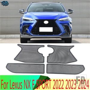 ミドルスクリーニングメッシュフロントグリルメッシュレクサス NX F スポーツ 2022 2023 2024 フロントグリルネットカバーステンレスアクセサリー
