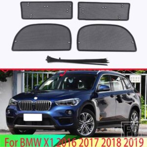 ミドルスクリーニングメッシュフロントグリルメッシュ BMW X1 2016-19 フロントグリルネットカバーステンレスカーアクセサリー