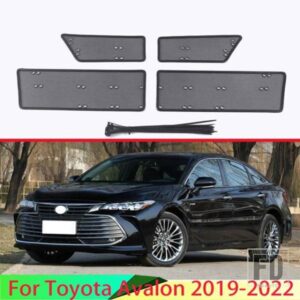 ミドルスクリーニングメッシュフロントグリルメッシュトヨタアバロン 2019-2022 2020 フロントグリルネットカバーステンレスカーアクセサリー