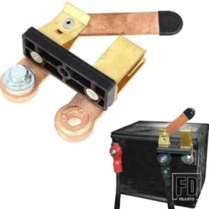 バッテリーカットオフシャットオフスイッチ 12V トップポスト用トップターミナルバッテリー切断ナイフブレードスイッチ