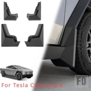 マッドフラップ スプラッシュ ガード テスラ サイバートラック フェンダー アクセサリー 2024+ スプラッシュ OEM ABS 冬の汚れ防止に対応