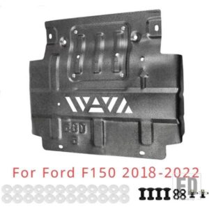 アンダーフロントエンジンスプラッシュシールドガードマッドフラップフォードF150 2018-2022と互換性ありエンジンカバー下のフォーカス
