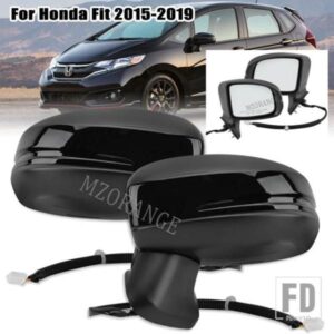 3 ピンサイドミラーホンダフィットジャズ GK5 MK4 2015-2020 ウイングドアサイドミラー ASSY アセンブリバックミラーカバーフレーム