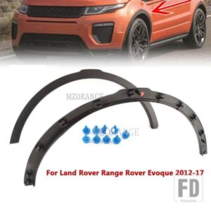 フロント車ホイールアーチモールドフェンダーランドローバーレンジローバー EVOQUE 2012-17 フレアホイールアーチトリム