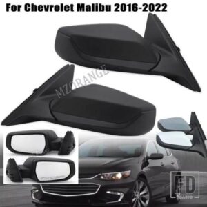 サイドミラーシボレーマリブ XL 2016-19 自動リアビュードアウイングミラーカバーキャップガラスレンズアセンブリ米国バージョン