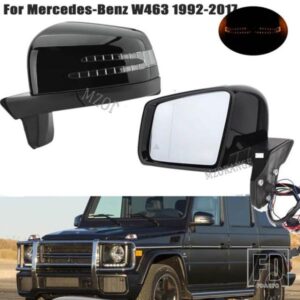 サイドミラーガラスメルセデス ベンツ G クラス W463 G55 G65 G550 G500 G400 G350 1992-2012 ドアバックミラーカバーアセンブリ