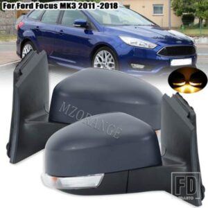 サイドリアビューミラーフォードフォーカス MK2 39783 電気加熱ガラスレンズウィンカーライトカーアクセサリー