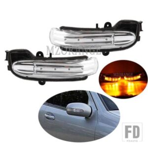 LED バックミラーウィンカーライト メルセデスベンツ W203 4 ドア 2004-2007 サイドミラーライトインジケータードアウイングミラーランプ