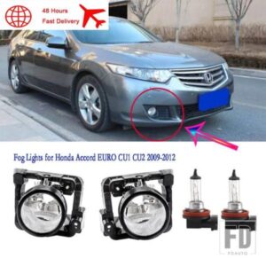 アキュラ TSX フォグランプ LED ホンダアコードユーロ CU1 CU2 2009-2012 ヘッドライトフォグランプカバーグリルベゼル SPIRIOR ACCESSORIE