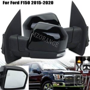 サイドミラーアセンブリフォード F-150 F150 2015-2020 自動加熱ウインカー電気調整ミラー死角米国バージョン