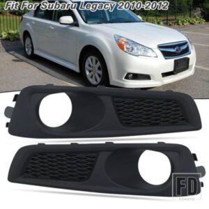 スバルレガシィ 2010-2012 フォグライトカバーフォグランプカバーグリルベゼルヘッドライトフロントバンパートリム 57731AJ19A カーアクセサリー