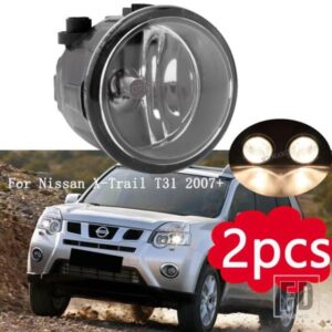 フォグランプ日産ティーダ 2007-2012 2 個 LED フォグランプ日産エクストレイル T31 2007-2013 ヘッドライトフォグライトアセンブリ