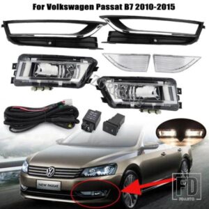フォグランプ VW パサート B7 2010-15 ヘッドライトフロントバンパーフォグランプリフレクターカーアクセサリー US モデル