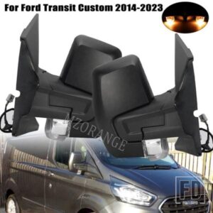 2/5/8 ピンサイドミラーフォードトランジットカスタム V362 2014-2023 電動折りたたみドアウイングミラーレンズ ASSY カーアクセサリー