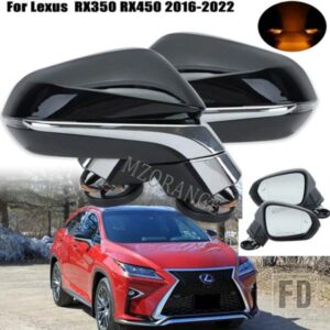 サイドミラー レクサス RX350 2016 2017-2020 RX350L RX450H RX450HL 2018 2019 2020 バックミラー加熱ミラーウィンカーインジケーター