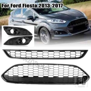 フロントバンパーセンターグリルフォードフィエスタ ZETEC-S 2013-2017 JA8 デザイン ST アッパーグリルフロントレーシンググリルスポーティ