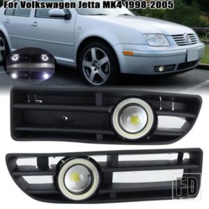 VW ジェッタボラ MK4 1999-2004 フォグライト LED フロントバンパーグリル DRL ランプヘッドライト部品の交換カーアクセサリー