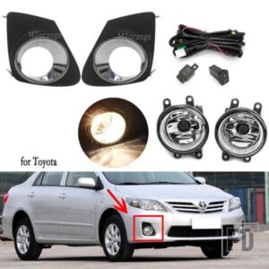 LED フォグランプトヨタカローラ E150 アルティス 2011 2012 2013 フォグランプスイッチグリルカバーハロゲンフォグライトフレームヘッドライト
