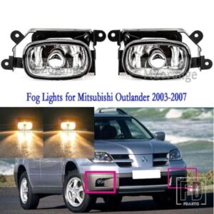 フォグランプ三菱アウトランダー 37803 LED ヘッドライトハロゲンフロントバンパーフォグランプカーアクセサリー