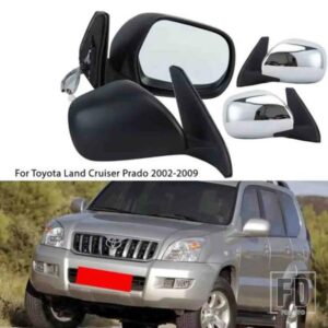 トヨタランドクルーザープラド 2002-2009 LC120 外側ドア 5 ピン電動折りたたみバックミラーサイドミラー ASSY 自動ダブル