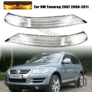 サイドミラー LED ウィンカーライトインジケータ VW トゥアレグ 2007 2008-2011 ドアウイングリアビューミラーリピーターランプアクセサリー