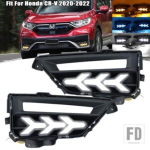 LED DRL ホンダ CRV CR-V 2020 2021 2022 デイタイムランニングライトフォグランプカバーヘッドライトウィンカーランプ車アセンブリ