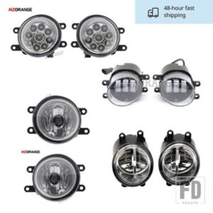 LED フォグランプトヨタカローラヴァーソアベンシスカムリラクティスプリウス RAV4 オーリスハイラックスフォグランプレクサス CT200H ES350 IS