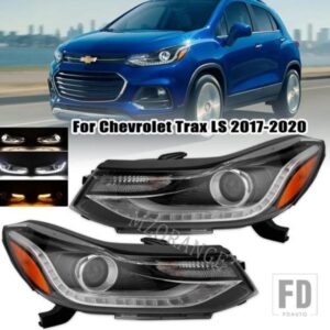 フロントヘッドライトシボレートラックス 2017-22 LED DRL プロジェクターヘッドライトヘッドランプシボレーアクセサリー