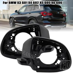 サイドバックミラーカバーフレームハウスシェル BMW X3 X4 X5 X6 X7 G01 G02 G04 G05 G07 2017-22 アクセサリー