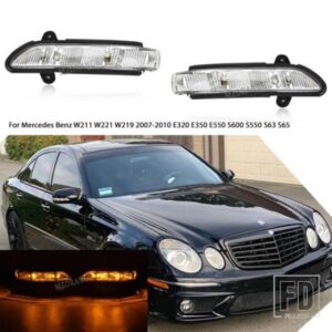 W211 用ウインカーウィンカーサイドミラーライトメルセデス ベンツ W219 W211 W221 W216 39387 リアビューランプ
